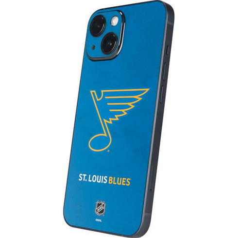 NHL St. Louis Blues Distressed iPhone 13 Mini Skin