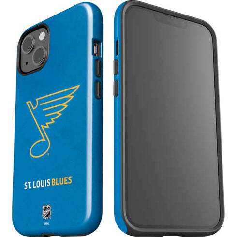 NHL St. Louis Blues Distressed iPhone 14 Plus Impact Case