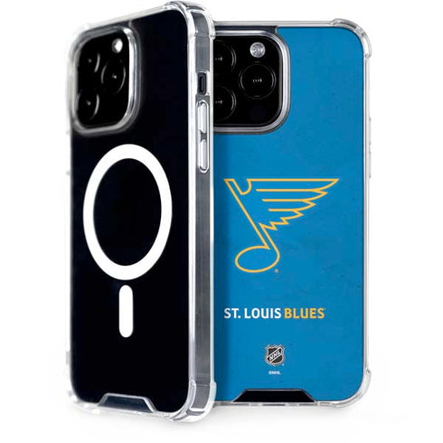 NHL St. Louis Blues Distressed iPhone 14 Pro Max MagSafe Case