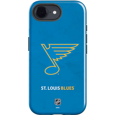 NHL St. Louis Blues Distressed iPhone 16e Impact Case