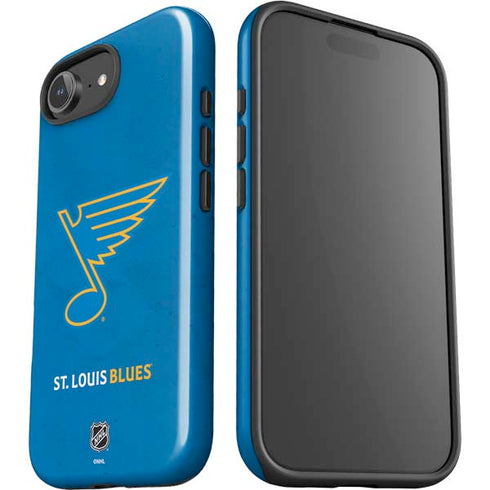 NHL St. Louis Blues Distressed iPhone 16e Impact Case