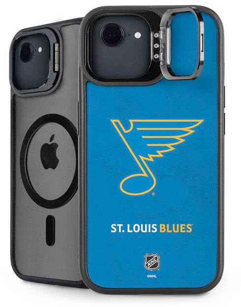 NHL St. Louis Blues Distressed iPhone 16e Kickstand Case