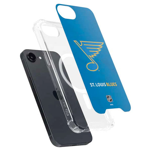 NHL St. Louis Blues Distressed iPhone 16e MagSafe Case