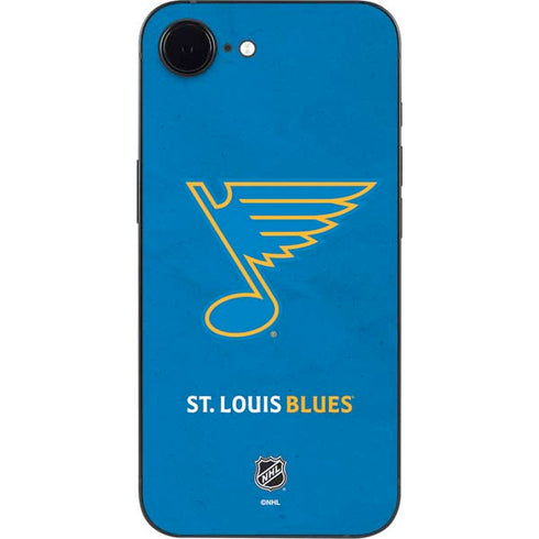 NHL St. Louis Blues Distressed iPhone 16e Skin