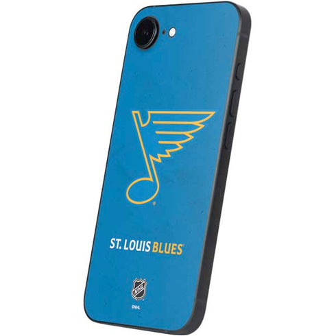 NHL St. Louis Blues Distressed iPhone 16e Skin