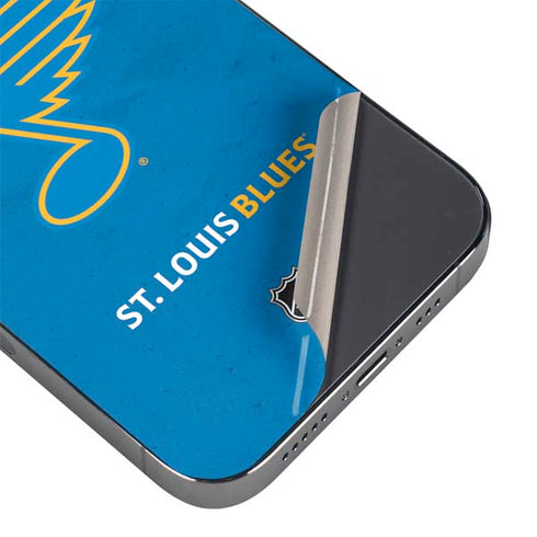 NHL St. Louis Blues Distressed iPhone 16e Skin