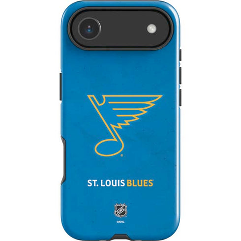 NHL St. Louis Blues Distressed iPhone 17 Air Impact Case