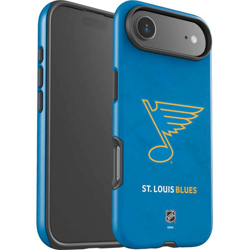 NHL St. Louis Blues Distressed iPhone 17 Air Impact Case