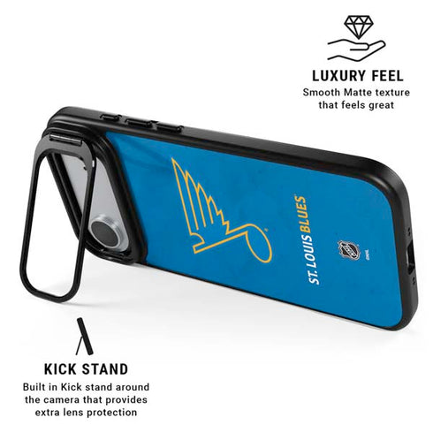 NHL St. Louis Blues Distressed iPhone 17 Air Kickstand Case