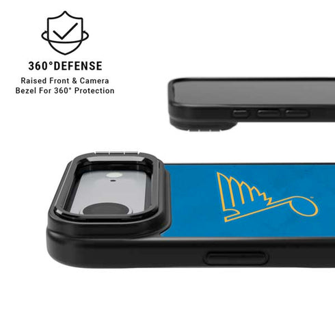 NHL St. Louis Blues Distressed iPhone 17 Air Kickstand Case