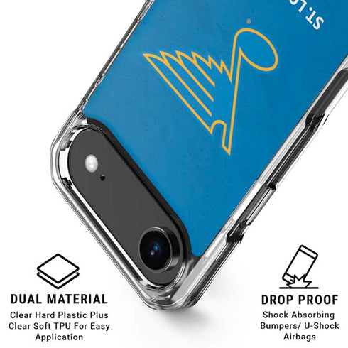NHL St. Louis Blues Distressed iPhone 17 Air MagSafe Case