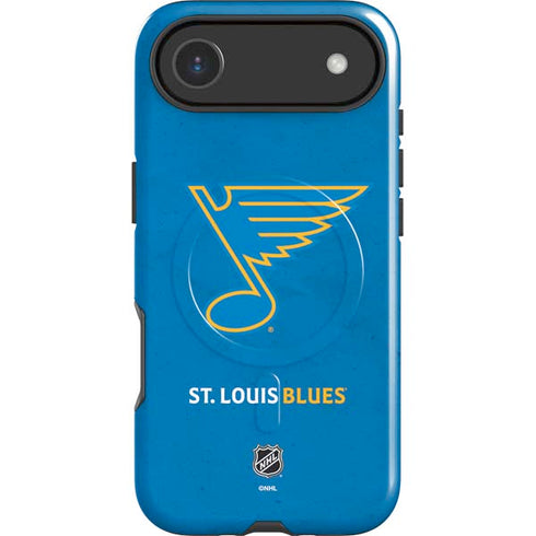 NHL St. Louis Blues Distressed iPhone 17 Air Magsafe Impact Case