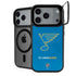 NHL St. Louis Blues Distressed iPhone 17 Pro Kickstand Case