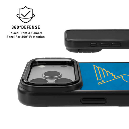 NHL St. Louis Blues Distressed iPhone 17 Pro Kickstand Case
