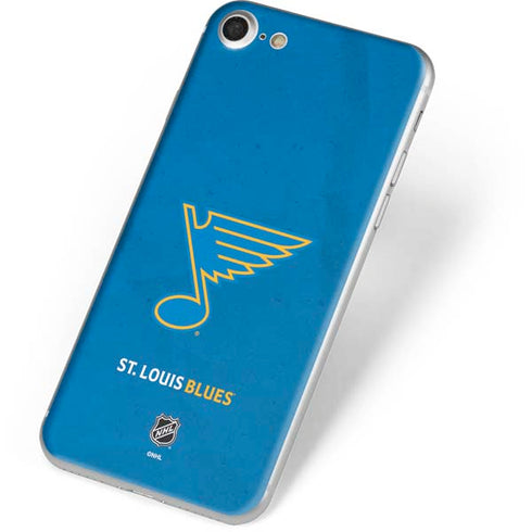 NHL St. Louis Blues Distressed iPhone 7 Skin