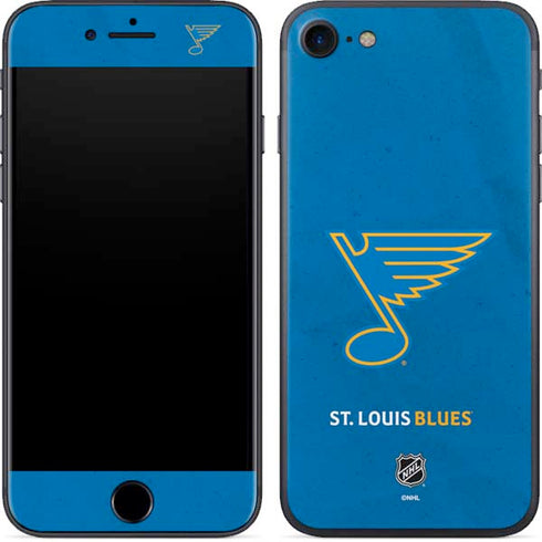 NHL St. Louis Blues Distressed iPhone 8 Skin