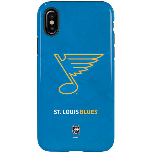 NHL St. Louis Blues Distressed iPhone X Pro Case