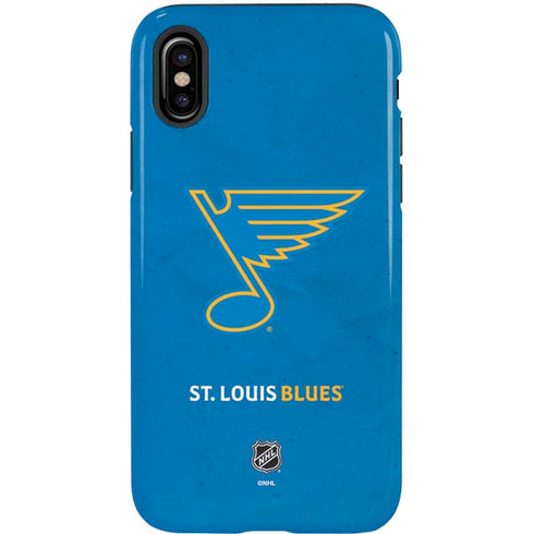 NHL St. Louis Blues Distressed iPhone XS Pro Case