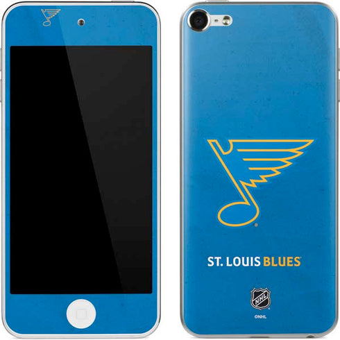 NHL St. Louis Blues Distressed Apple iPod Skin