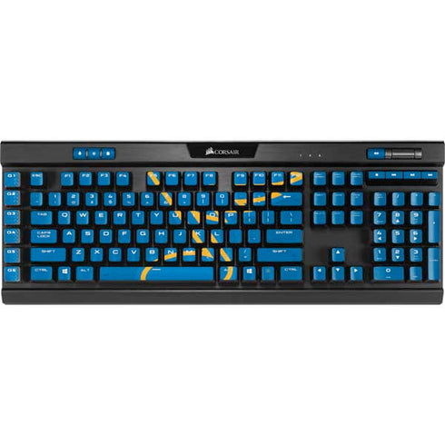 NHL St. Louis Blues Distressed K95 RGB PLATINUM Mechanical Gaming Keyboard Skin