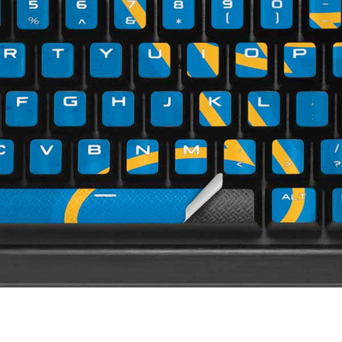 NHL St. Louis Blues Distressed K95 RGB PLATINUM Mechanical Gaming Keyboard Skin