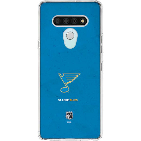 NHL St. Louis Blues Distressed LG Stylo 6 Clear Case