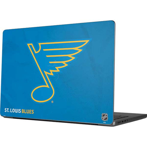 NHL St. Louis Blues Distressed MacBook Pro 14in (2021-24) Skin