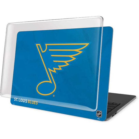 NHL St. Louis Blues Distressed MacBook Pro 16in (2019-20) Case plus Skin