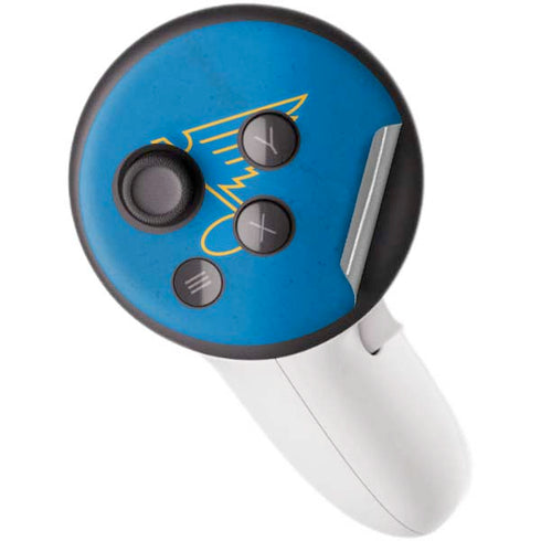 NHL St. Louis Blues Distressed Meta Quest 3S Skin
