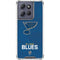 NHL St. Louis Blues Distressed Moto G 5G (2025) Clear Case