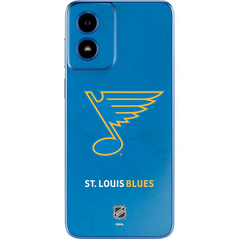 NHL St. Louis Blues Distressed Moto G Play 4G (2024) Skin