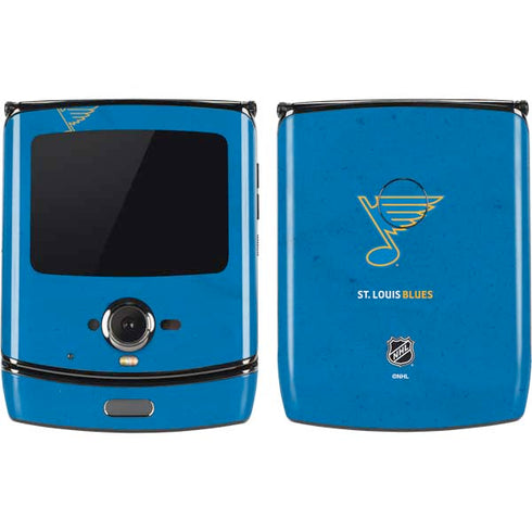 NHL St. Louis Blues Distressed Motorola RAZR Skin