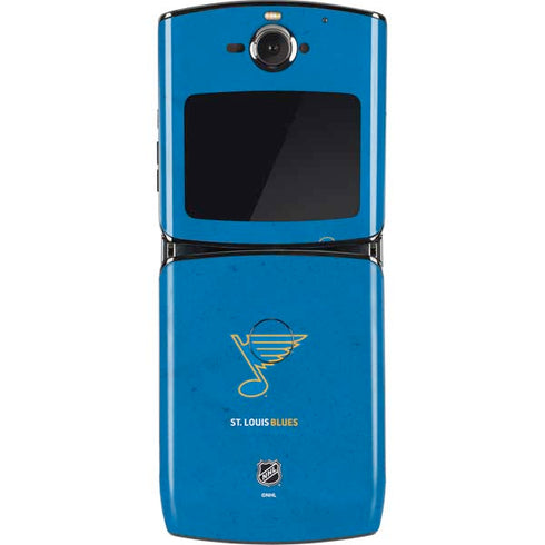 NHL St. Louis Blues Distressed Motorola RAZR Skin