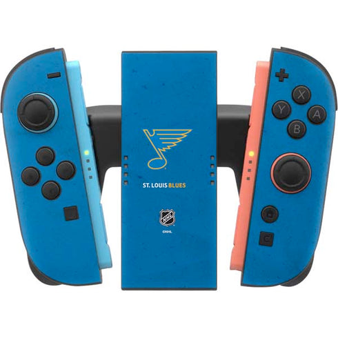 NHL St. Louis Blues Distressed Nintendo Switch 2 (2025) Joy-Con Controller Skin