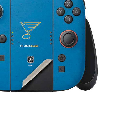 NHL St. Louis Blues Distressed Nintendo Switch 2 (2025) Joy-Con Controller Skin