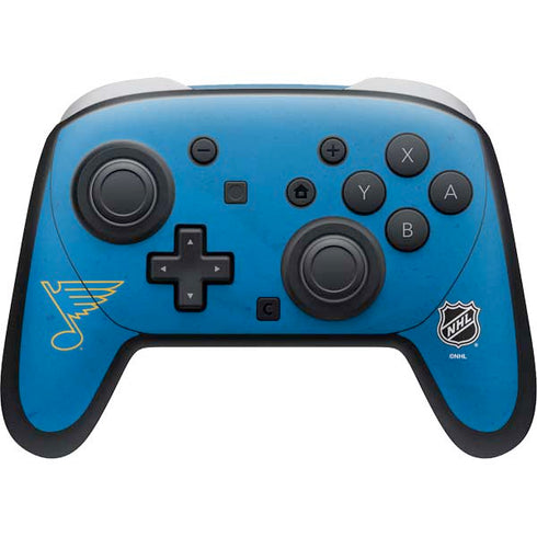NHL St. Louis Blues Distressed Nintendo Switch 2 (2025) Pro Controller Skin
