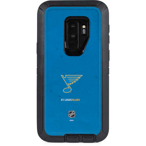 NHL St. Louis Blues Distressed Otterbox Defender Galaxy Skin
