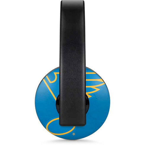 NHL St. Louis Blues Distressed PlayStation 4 Gold Wireless Headset Skin