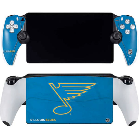 NHL St. Louis Blues Distressed PlayStation Portal Remote Player Skin