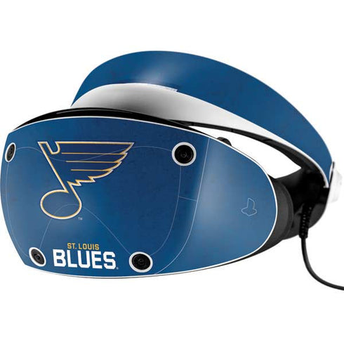 NHL St. Louis Blues Distressed PlayStation VR2 Skin