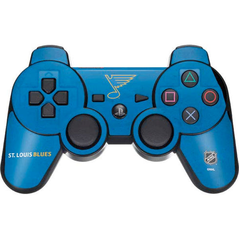 NHL St. Louis Blues Distressed PS3 Dual Shock wireless controller Skin