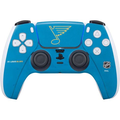 NHL St. Louis Blues Distressed PS5 Controller Skin