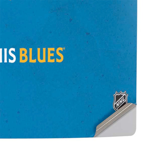 NHL St. Louis Blues Distressed PS5 Pro Console Skin
