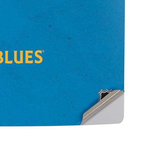 NHL St. Louis Blues Distressed PS5 Pro Disk Console Skin