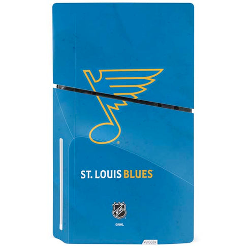 NHL St. Louis Blues Distressed PS5 Slim Disk Bundle Skin