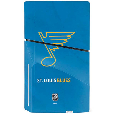 NHL St. Louis Blues Distressed PS5 Slim Disk Console Skin