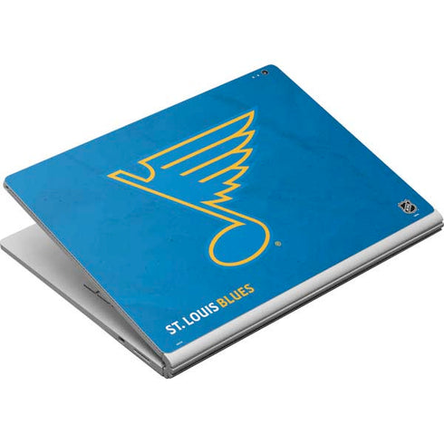 NHL St. Louis Blues Distressed Surface Book Skin