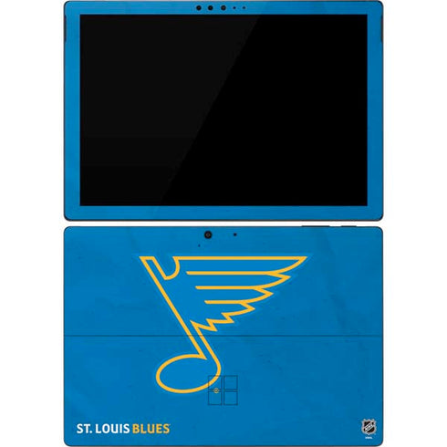 NHL St. Louis Blues Distressed Surface Pro 7 Skin