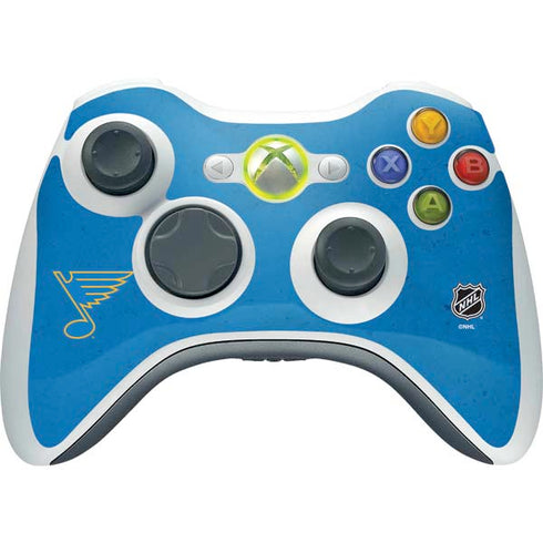 NHL St. Louis Blues Distressed Xbox 360 Wireless Controller Skin