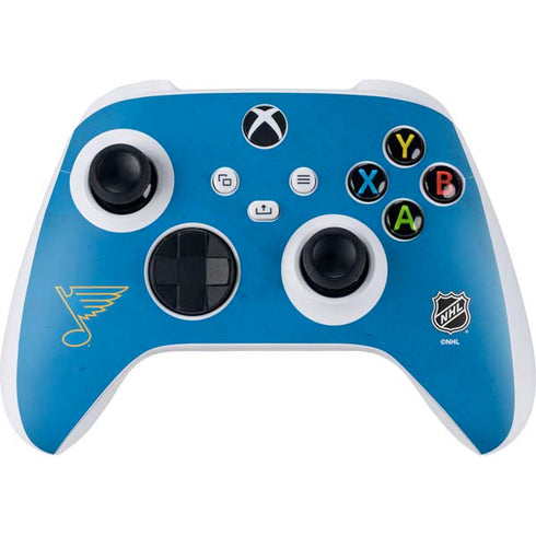 NHL St. Louis Blues Distressed Xbox Series S Controller Skin